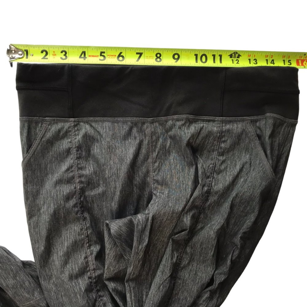 LUCY Athletic Dance Pants. Dark Gray. Size women's M. Drawstring at Cuff - Picture 9 of 10